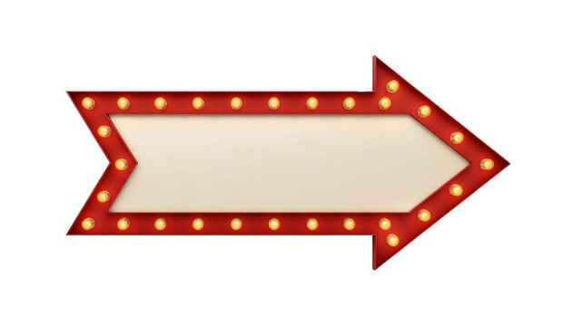 vintage arrow sign
