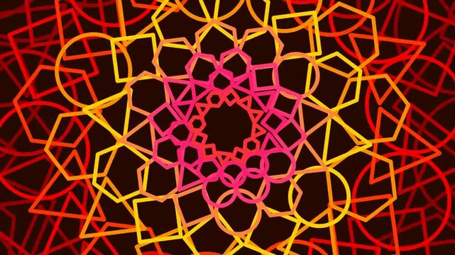 Abstract Cinematic Motion Graphic Background