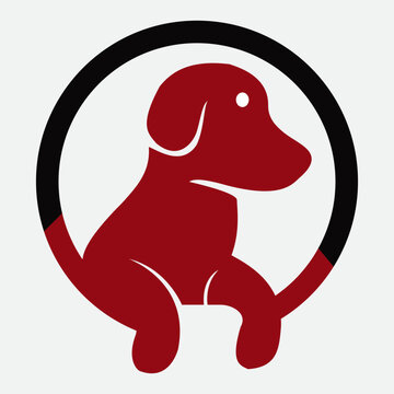 un and Creative Dog Pet Logo Design Inspiration