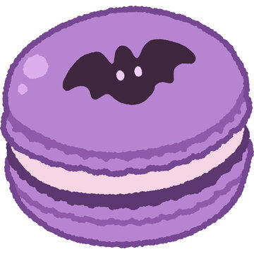 purple macaroon
