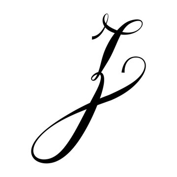 PNG Elegant cursive letter Z, transparent background
