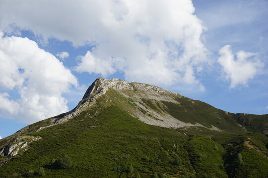 clouds over the mountains