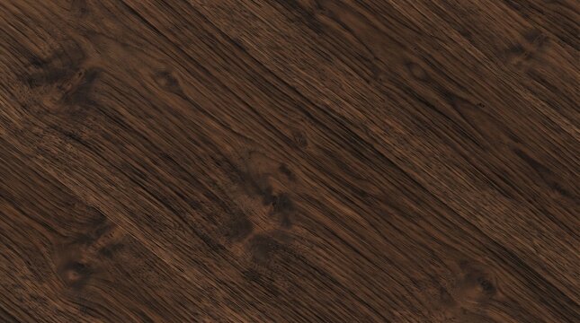 Dark Wood Grain Texture, Rich Brown Laminate Flooring Background, Natural Timber Surface Pattern