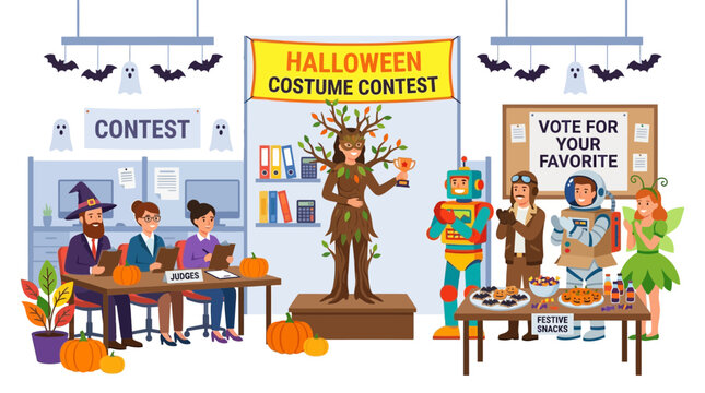 Office Halloween Costume Contest: Judges, Costumes, and Voting