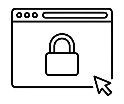 Web browser padlock secure lock privacy SSL icon