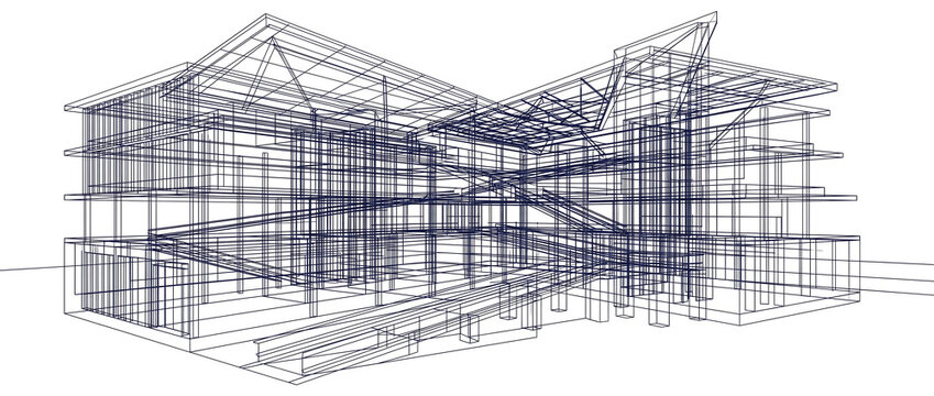 Architectural blueprint of a double sliding screen door system on tracks, Isolated on Transparent background png