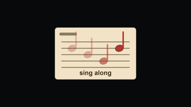 Christmas Carol Singing Music Animated Icon