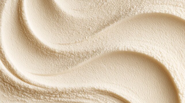 Smooth creamy texture with soft wave patterns for elegant background design