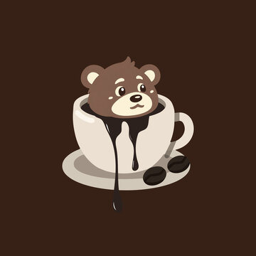 Coffee Cup Bear - 1