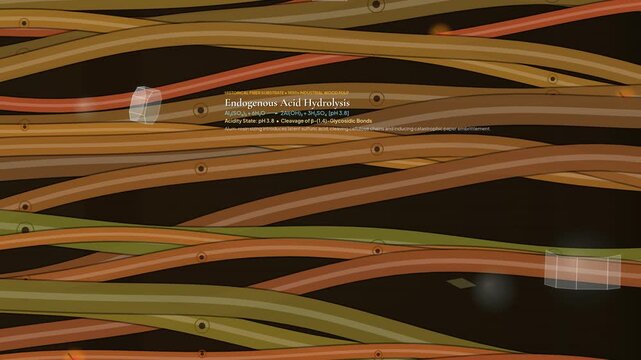 Animated explainer of archival deacidification process using magnesium oxide nanoparticle mist injection for historical paper conservation and alkaline reserve deposition