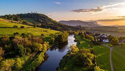 Obraz premium mountain landscape in summer