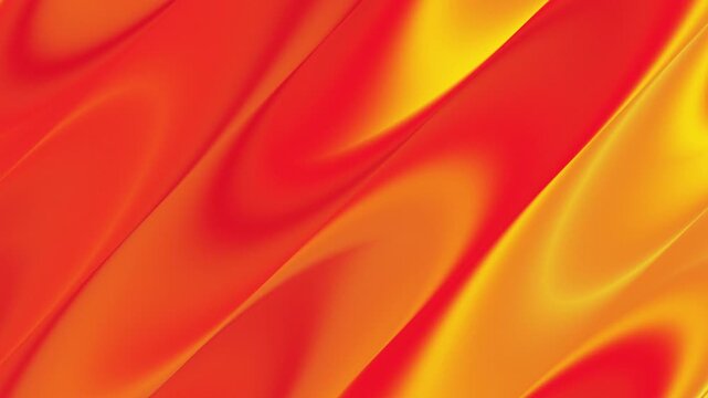Bold Red Orange and Yellow Abstract Flowing Background