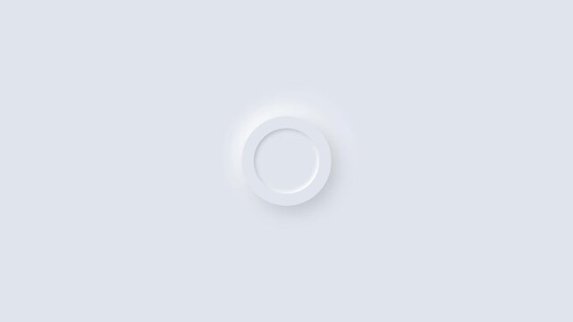 white circle loading process motion video