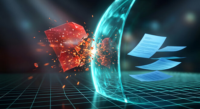 Cyber defense barrier deflecting malicious context data injection