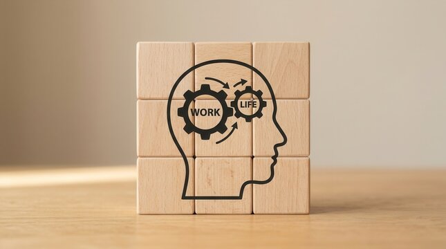 Achieving work-life balance with mind and career working in harmony.