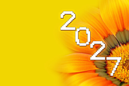Digital calander cover new year 2027