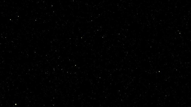 ressource graphique d'effets sp&eacute;ciaux d'une nuit &eacute;toil&eacute;e aux &eacute;toiles jaune p&acirc;le, vid&eacute;o UHD, stars, espace avec &eacute;toiles jaune d&eacute;filant devant nous
