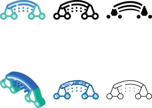 irrigation equipment color icon vector. multipack irrigation equipment sign. isolated symbol illustration
