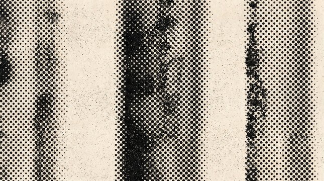 Abstract Geometric Black and White Crumpled Paper Texture with Deep Shadows