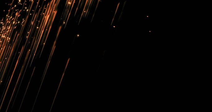 Experience the exquisite beauty of stunning metal sparkle effects set against a sleek black background, which are ideal for vibrant motion graphics and captivating abstract designs, truly exceptional