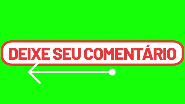 Red banner with white text and arrow pointing left on green background.