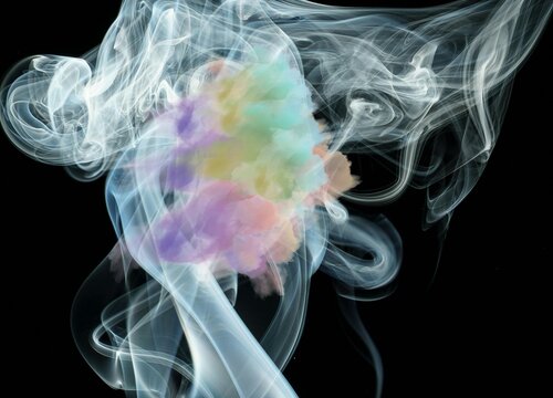 abstract smoke background
