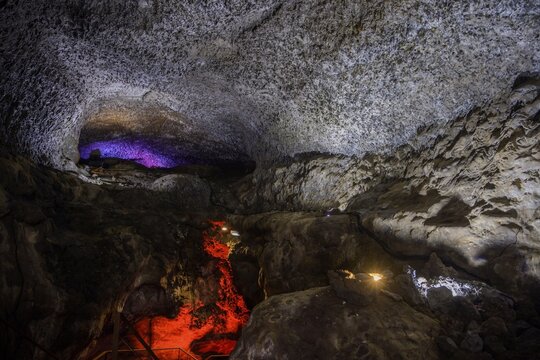 Lava Caves and Lava Field Canos de Fuego, Las Manchas, La Palma, Spain