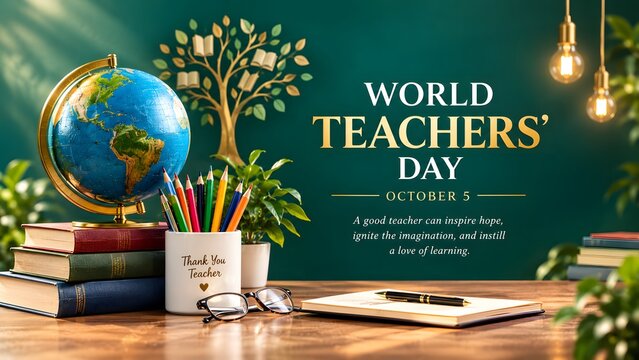 October 5 World Teachers' Day celebration honoring teachers learning and education