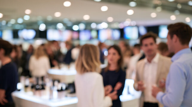 International Market Expansion and Cosmetics Global Business Exhibition Blur