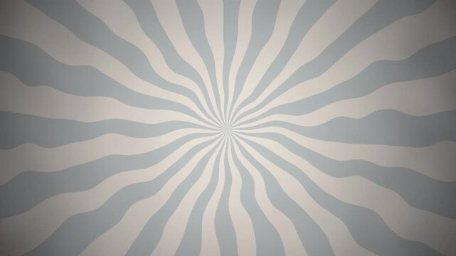 Grey sunburst pattern creates a modern monochromatic wavy background with simple art. Suitable for website banners, social media graphics, and packaging design.
