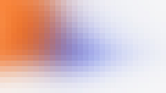 Orange and purple pixelated gradient background for modern banner and web design