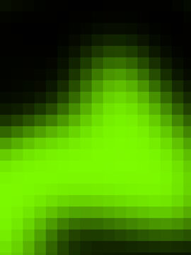 Vibrant green and black pixelated gradient background for poster, banner, and web hero design