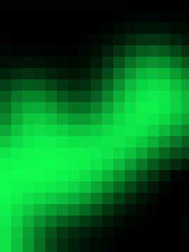 Green pixelated gradient background for poster, banner, and web hero backdrop