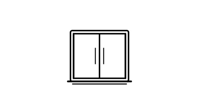 Placeholder video file icon representing digital media motion project footage