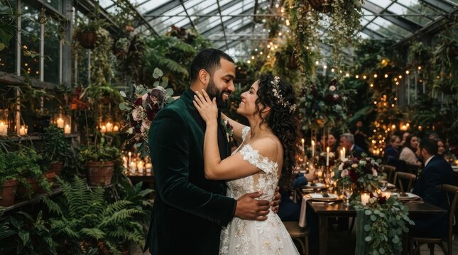 Romantic Wedding in Greenhouse