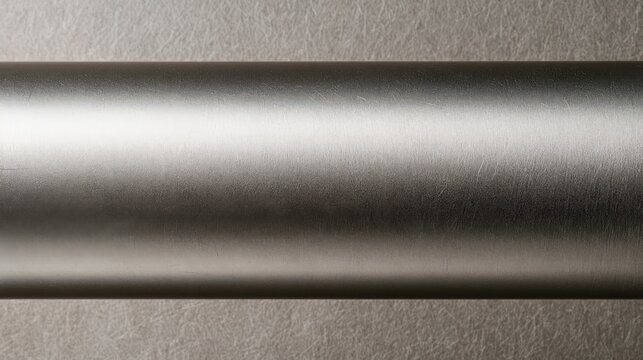 Brushed Beryllium Metal Surface with Vertical Groove Texture Detail