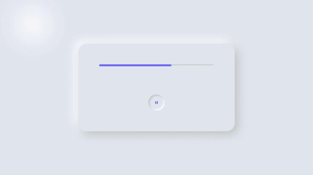 Neumorphic toggle switch turning on and off