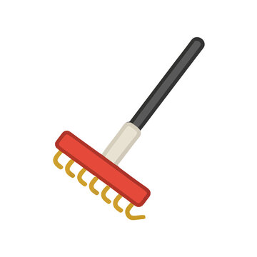 Handheld rake icon