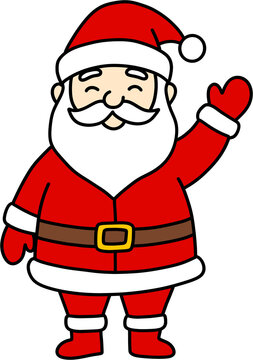 cartoon santa claus