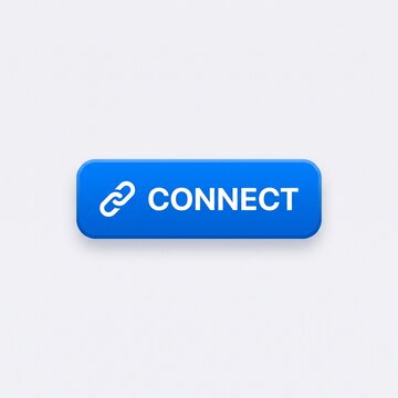Connect Button With Link Icon