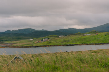 Abandoned traditional croft house at Airidh a Bhruaich on Loch Seaforth, Isle of Lewis, Outer Hebrides, Scotland, UK - 4 September 2026 © IBRESTER