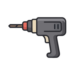 Drill isolated on transparent background © jonas