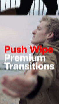 Premium Transitions Push Wipe 12 Variations VERTICAL &ndash; Dynamic Push Transitions, Directional Wipes, Smooth Sliding Motion and Fast Scene Effects for Professional Video Editing and Motion Graphics