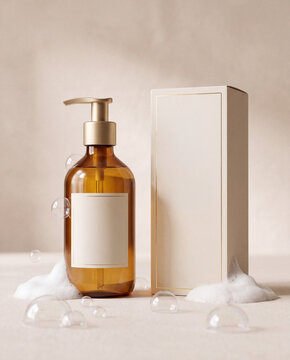 Luxury Bath and Bodywash Product Branding Mockup
