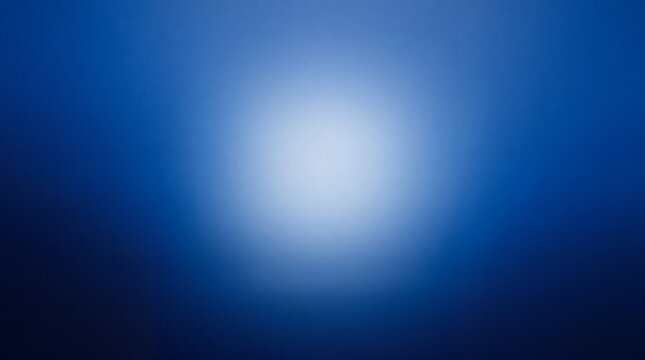 Abstract Blue Radial Gradient Spotlight Background