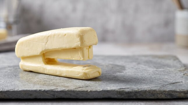 Butter Shaped Like a Stapler