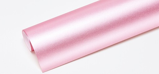 Naklejka premium Rose gold wrapping paper featuring soft pink and red tones, perfect for weddings, holidays, and festive cards.