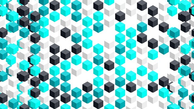 pattern isometric horizontal Abstract Geometric Cubes Vector Illustration for Modern Design and Digital Art Projects