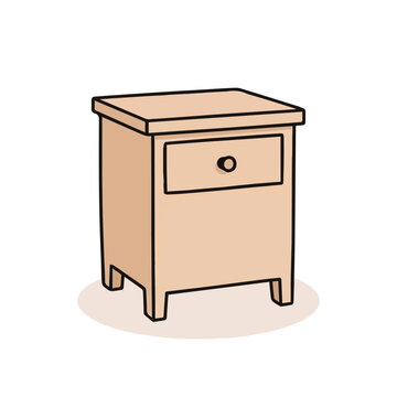 Wooden Bedside