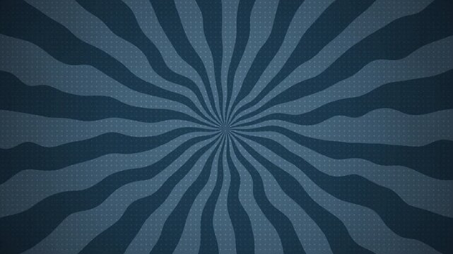 Blue sunburst pattern on textured grey background with halftone dots, suitable for web backgrounds, print designs, and graphic visuals.